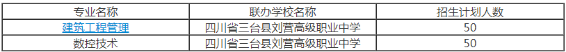 四川现代职业学院2019五年制招生计划